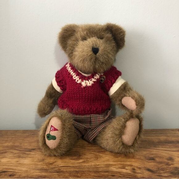 Boyds Bears 1988-2003 Collection - Putter T. Parfore Golf Bear - Picture 1 of 5